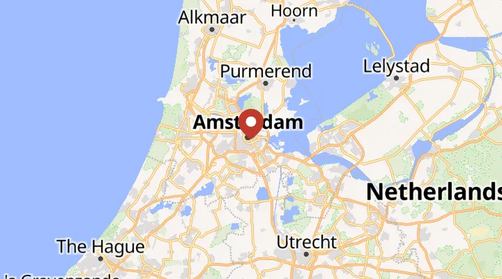 Mapa – poloha v Amsterdamu