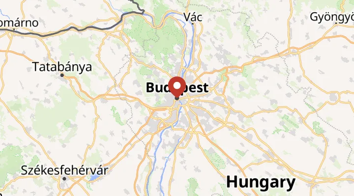 Mapa – poloha v Budapešti
