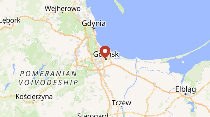 Mapa – poloha v Gdaňsku