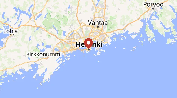 Mapa – poloha v Helsinkách