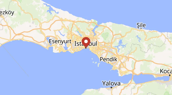 Mapa – poloha v Istanbulu