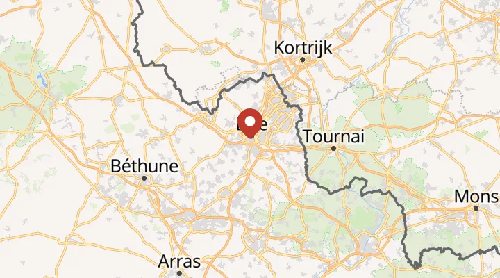 Mapa – poloha v Lille