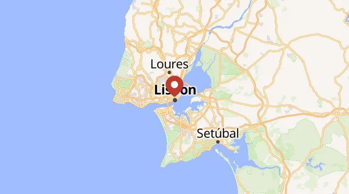 Mapa – poloha v Lisabonu