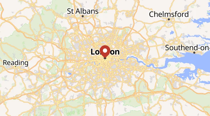 Mapa – poloha v Londýně