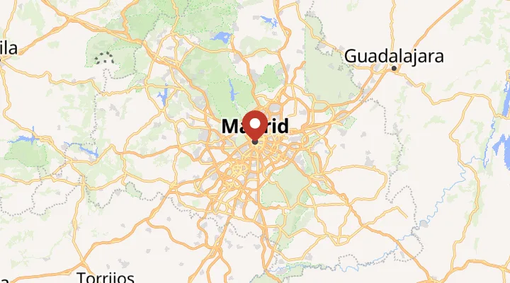 Mapa – poloha v Madridu