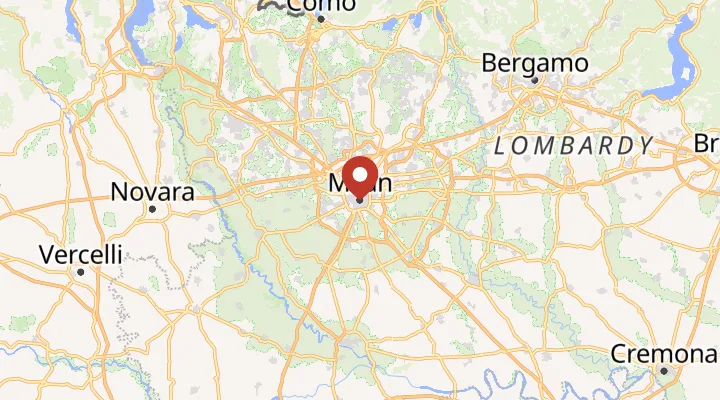 Mapa – poloha v Miláně