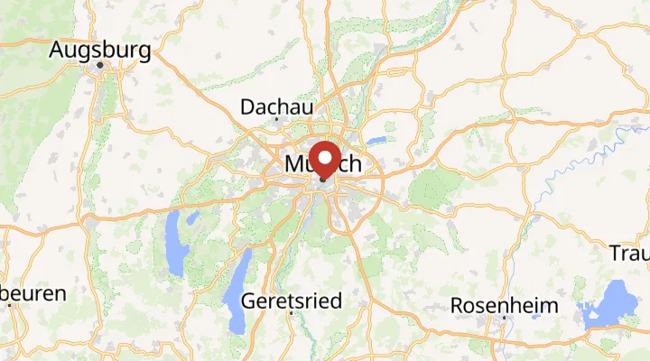Mapa – poloha v Mnichově