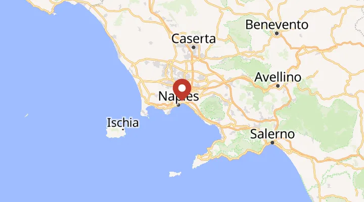 Mapa – poloha v Neapoli
