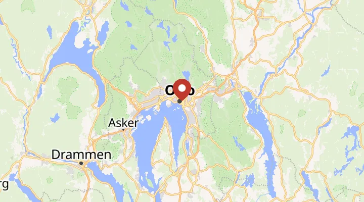 Mapa – poloha v Oslu