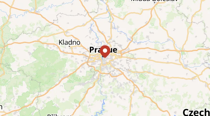 Mapa – poloha v Praze