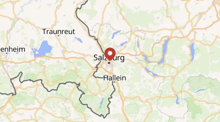 Mapa – poloha v Salcburku