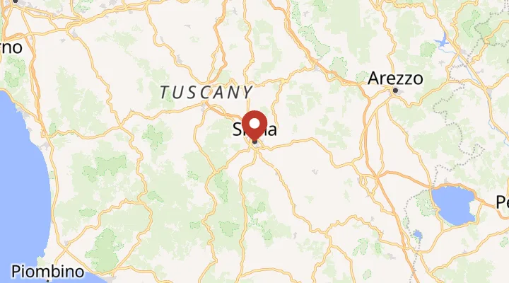 Mapa – poloha v Sieně