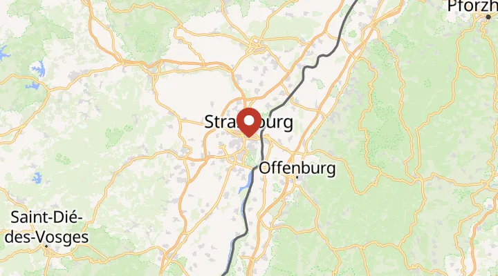 Mapa – poloha ve Štrasburku
